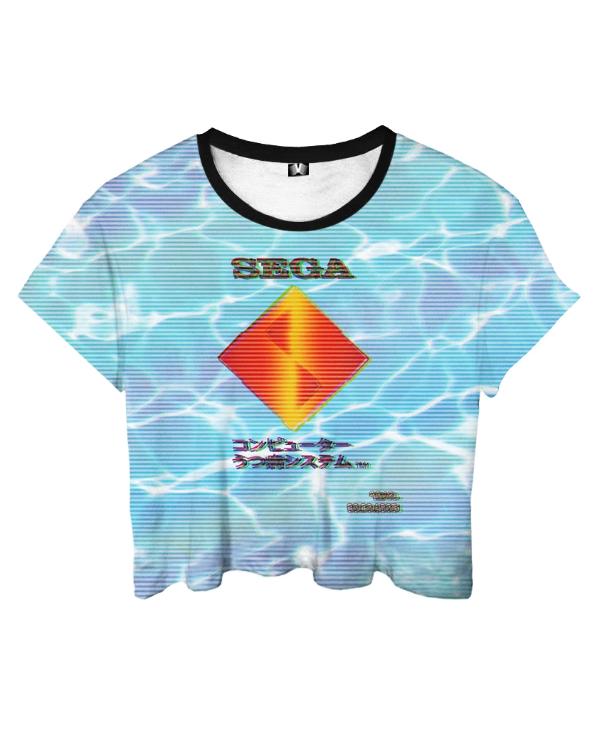 T6 Sea Of Dreams Crop Top Crop Tops