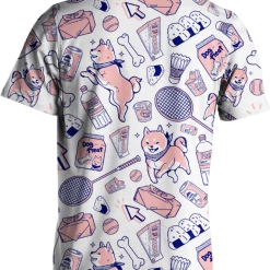 T6 All Over Print Tees Shiba Picnic Tee