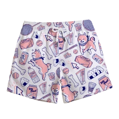 T6 Shiba Picnic Swim Trunks