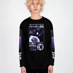 DTG Graphic Long Sleeve Tees Star Surfer Long Sleeve Tee