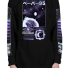 DTG Graphic Long Sleeve Tees Star Surfer Long Sleeve Tee
