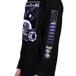 DTG Graphic Long Sleeve Tees Star Surfer Long Sleeve Tee
