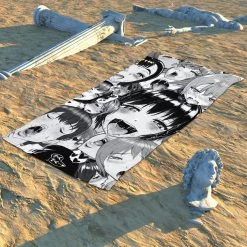 T6 Towels Neo Ahegao Beach Towel