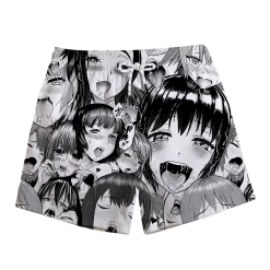 T6 Neo Ahegao Swim Trunks