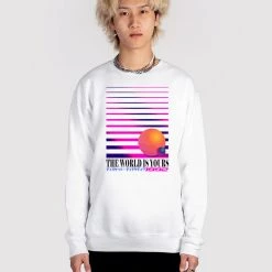 DTG The World Is Yours Sweatshirt Graphic Sweatshirts