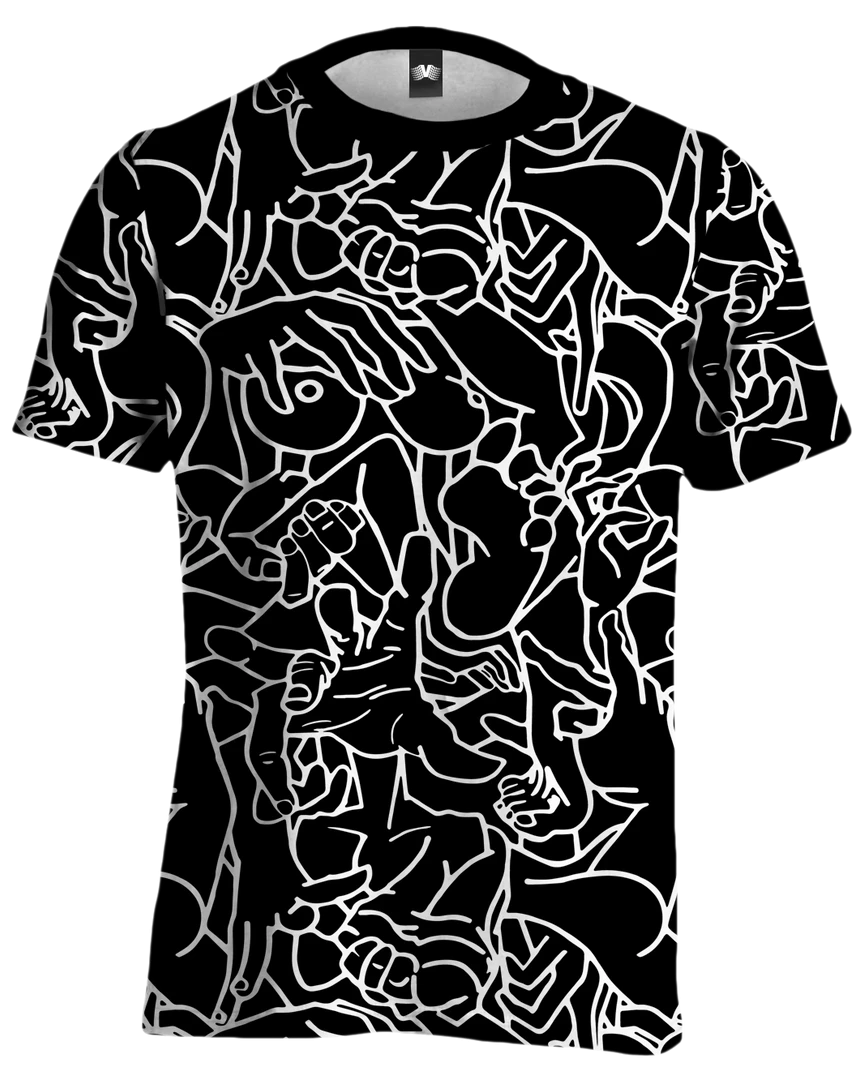 T6 All Over Print Tees Tight Spaces Tee