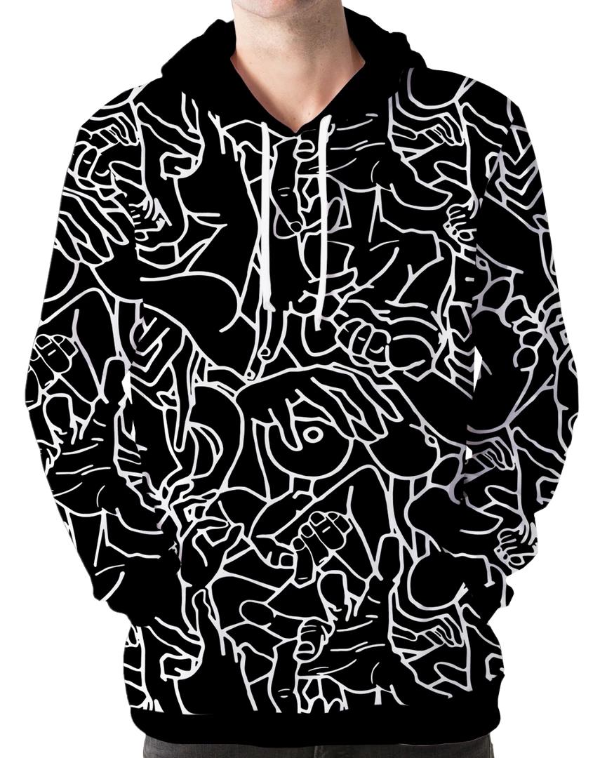 T6 Tight Spaces Hoodie All Over Print Hoodies