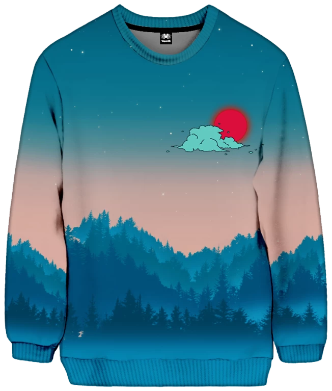 T6 All Over Print Sweatshirts Together At Twilight Sweatshirt