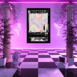 VAPOR95 Trapped In The Code Poster