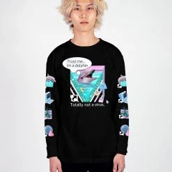 DTG Graphic Long Sleeve Tees Trust Me! Long Sleeve Tee