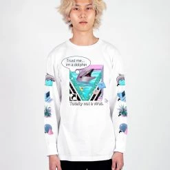 DTG Graphic Long Sleeve Tees Trust Me! Long Sleeve Tee