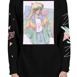 DTG Graphic Long Sleeve Tees Turbo Babe Long Sleeve Tee