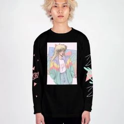 DTG Graphic Long Sleeve Tees Turbo Babe Long Sleeve Tee