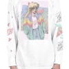 DTG Graphic Long Sleeve Tees Turbo Babe Long Sleeve Tee
