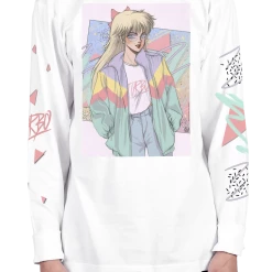 DTG Graphic Long Sleeve Tees Turbo Babe Long Sleeve Tee