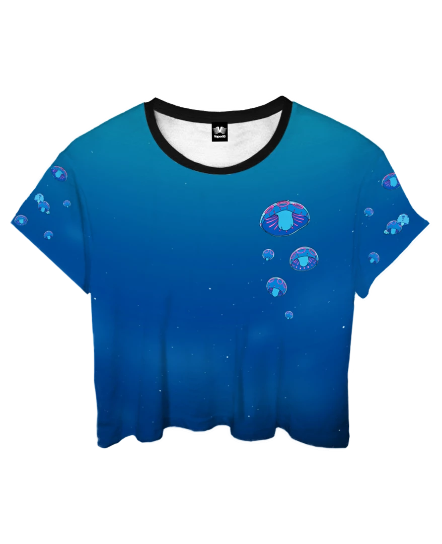 T6 Under The Surface Crop Top Crop Tops