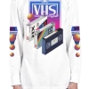DTG Graphic Long Sleeve Tees VHS World Long Sleeve Tee