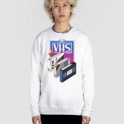 DTG VHS World Sweatshirt Graphic Sweatshirts