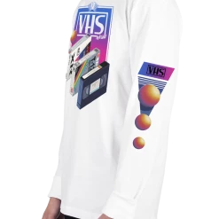 DTG Graphic Long Sleeve Tees VHS World Long Sleeve Tee