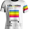 T6 All Over Print Tees Life On Video Tee