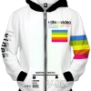T6 Life On Video Zip Up Hoodie All Over Print Zip Up Hoodies