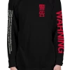 DTG Graphic Long Sleeve Tees WARNING! Long Sleeve Tee