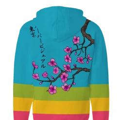 T6 Supervisual Zip Up Hoodie All Over Print Zip Up Hoodies