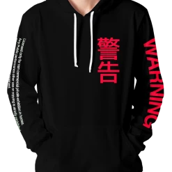 T6 All Over Print Hoodies WARNING! Hoodie