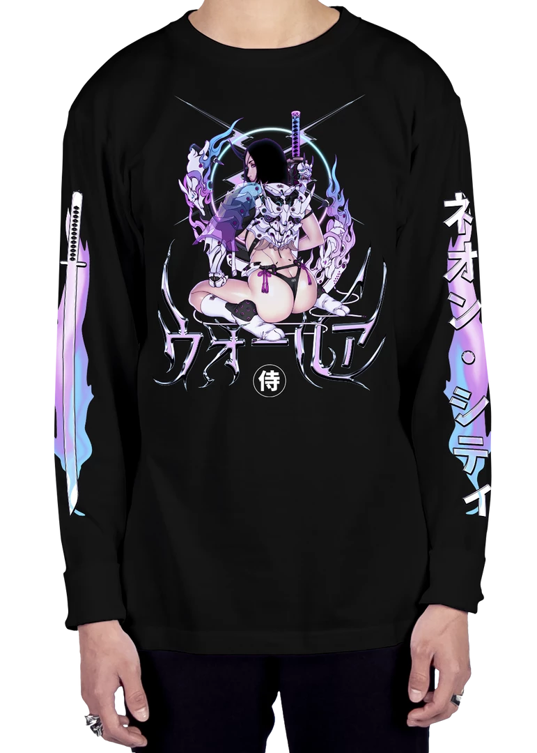 DTG Graphic Long Sleeve Tees Warrior Princess Long Sleeve Tee