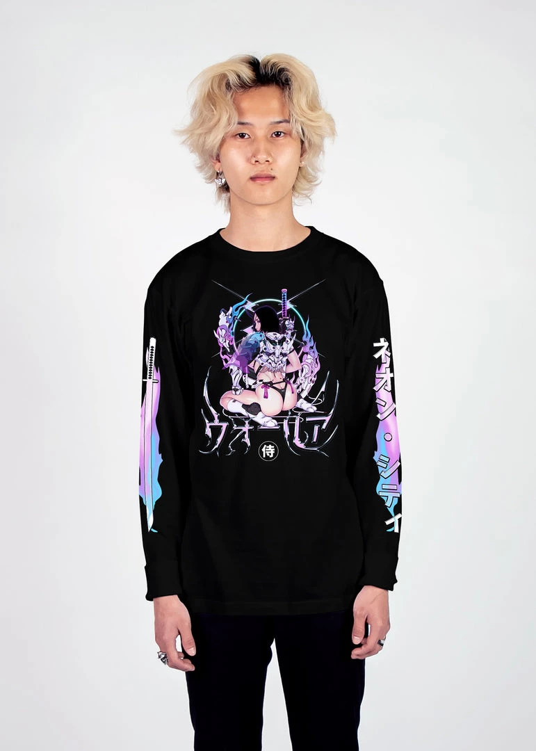 DTG Graphic Long Sleeve Tees Warrior Princess Long Sleeve Tee