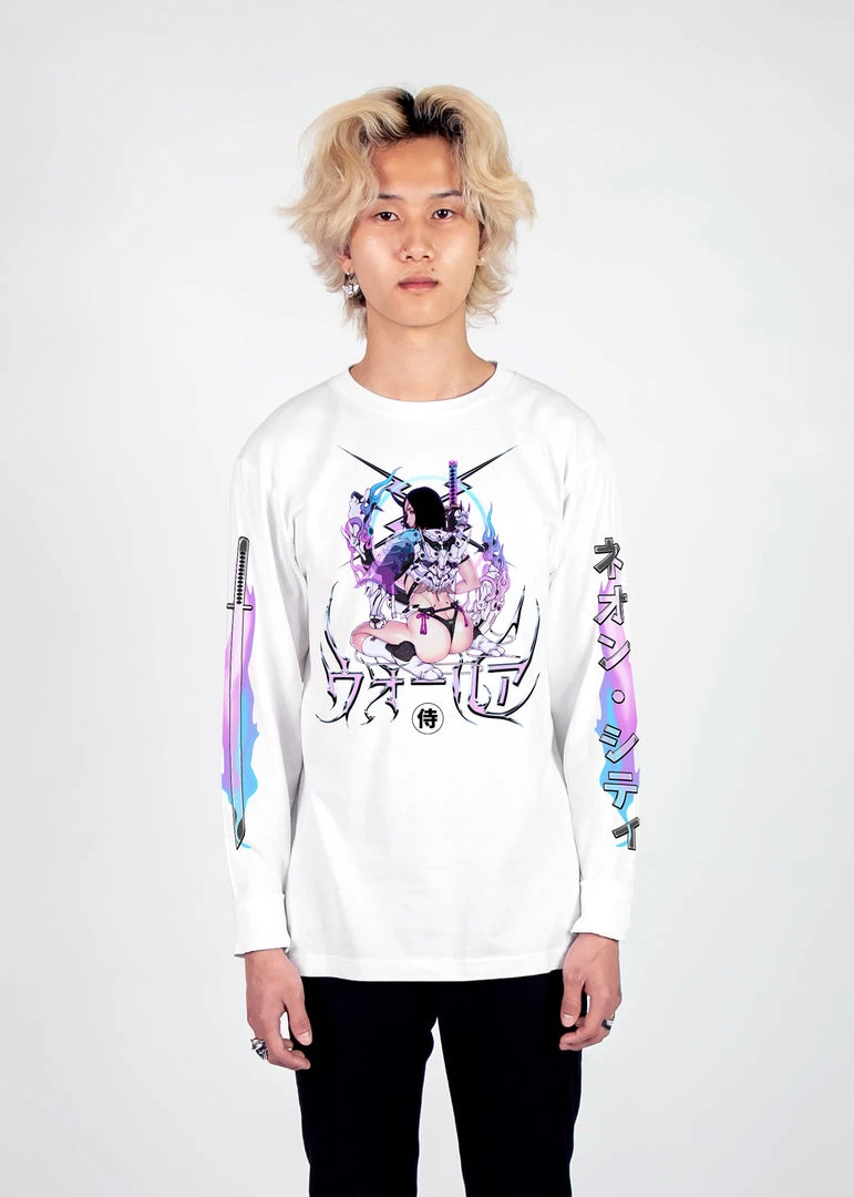 DTG Graphic Long Sleeve Tees Warrior Princess Long Sleeve Tee