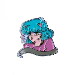 VAPOR95 Pins Kitty Cleo Enamel Pin
