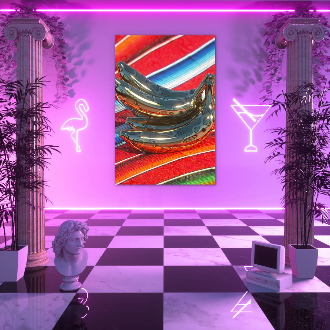 VAPOR95 Posters Chrome Bunch Poster