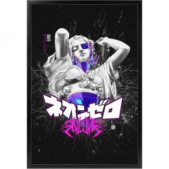VAPOR95 Cybervision Framed Print