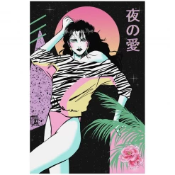 VAPOR95 Zebra Zazzle Poster Posters