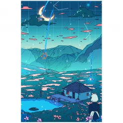 VAPOR95 Crystal Shower Poster Posters