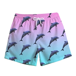 T6 Dolphinz Swim Trunks