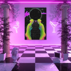 VAPOR95 Double Vision Poster Posters