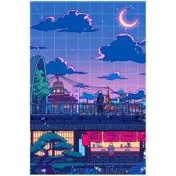 VAPOR95 Ramen Village Poster Posters