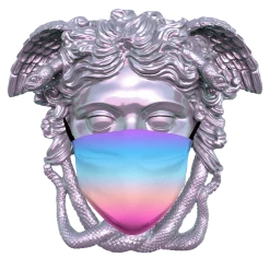 T6 Pastel Atmosphere Face Mask Face Masks