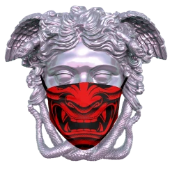 VAPOR95 Oni Face Mask