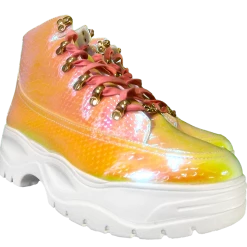 SPARKL Iridescent Hiker Boot Shoes