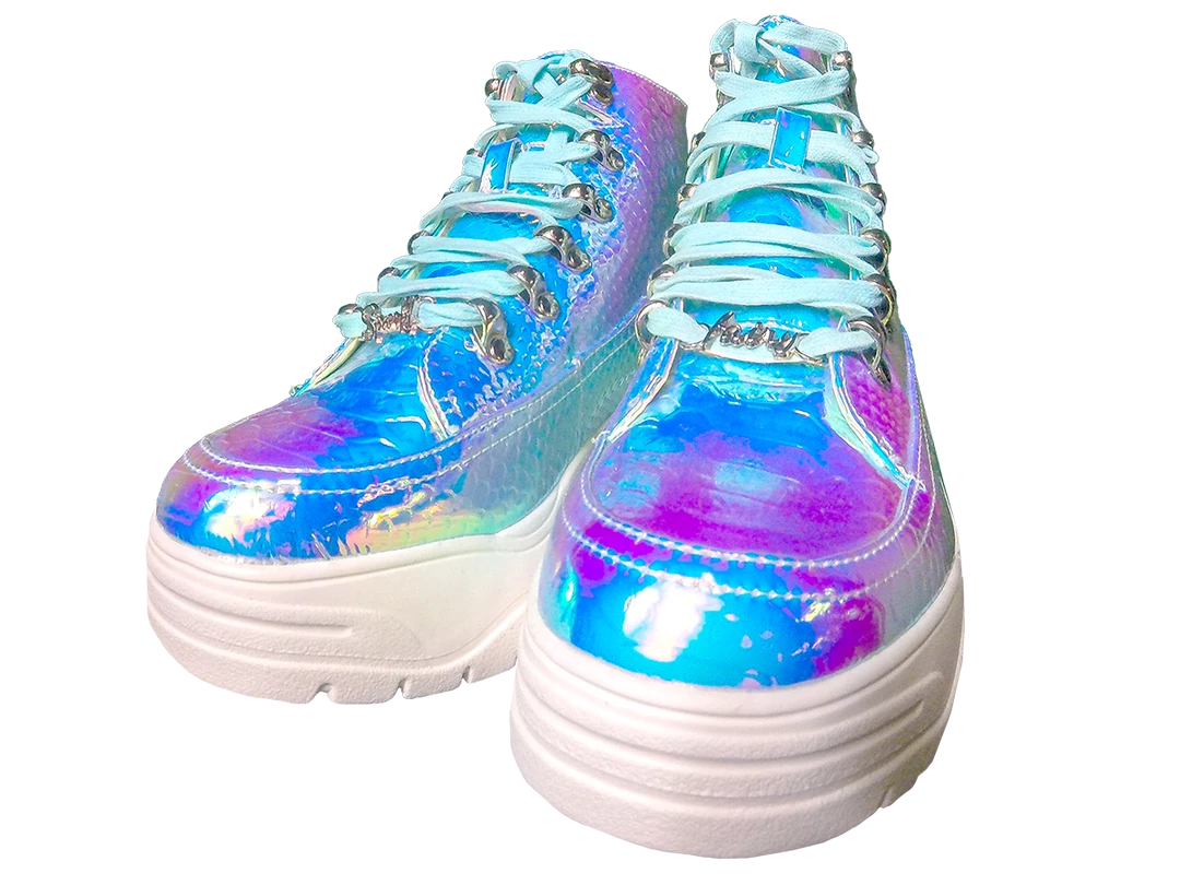SPARKL Iridescent Hiker Boot Shoes