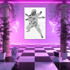 VAPOR95 Kung Fool Poster