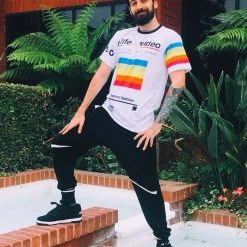 T6 All Over Print Tees Life On Video Tee