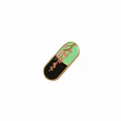 VAPOR95 Pins Dark Blossom Capsule Enamel Pin
