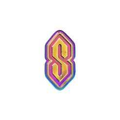 Super S Enamel Pin