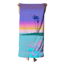 T6 Scanset Beach Towel Towels