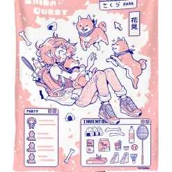 T6 Shiba Quest Blanket