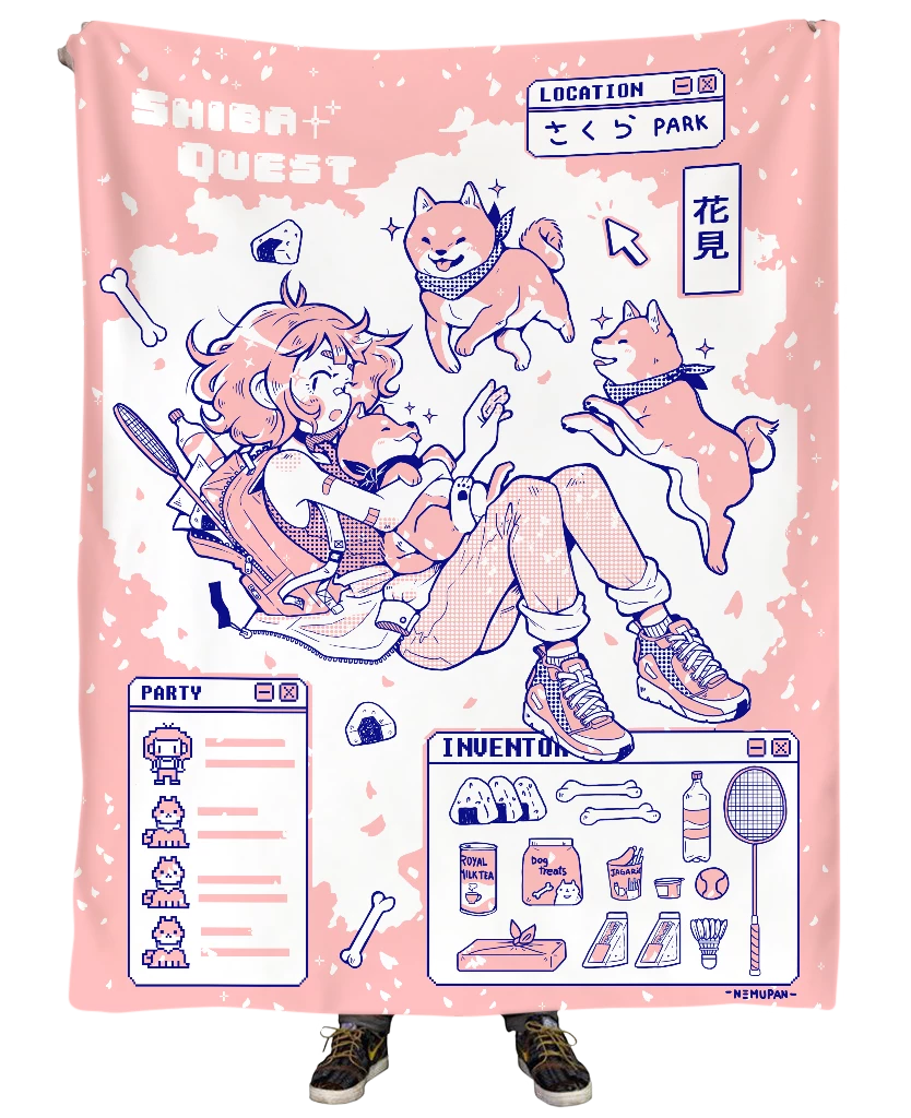 T6 Shiba Quest Blanket